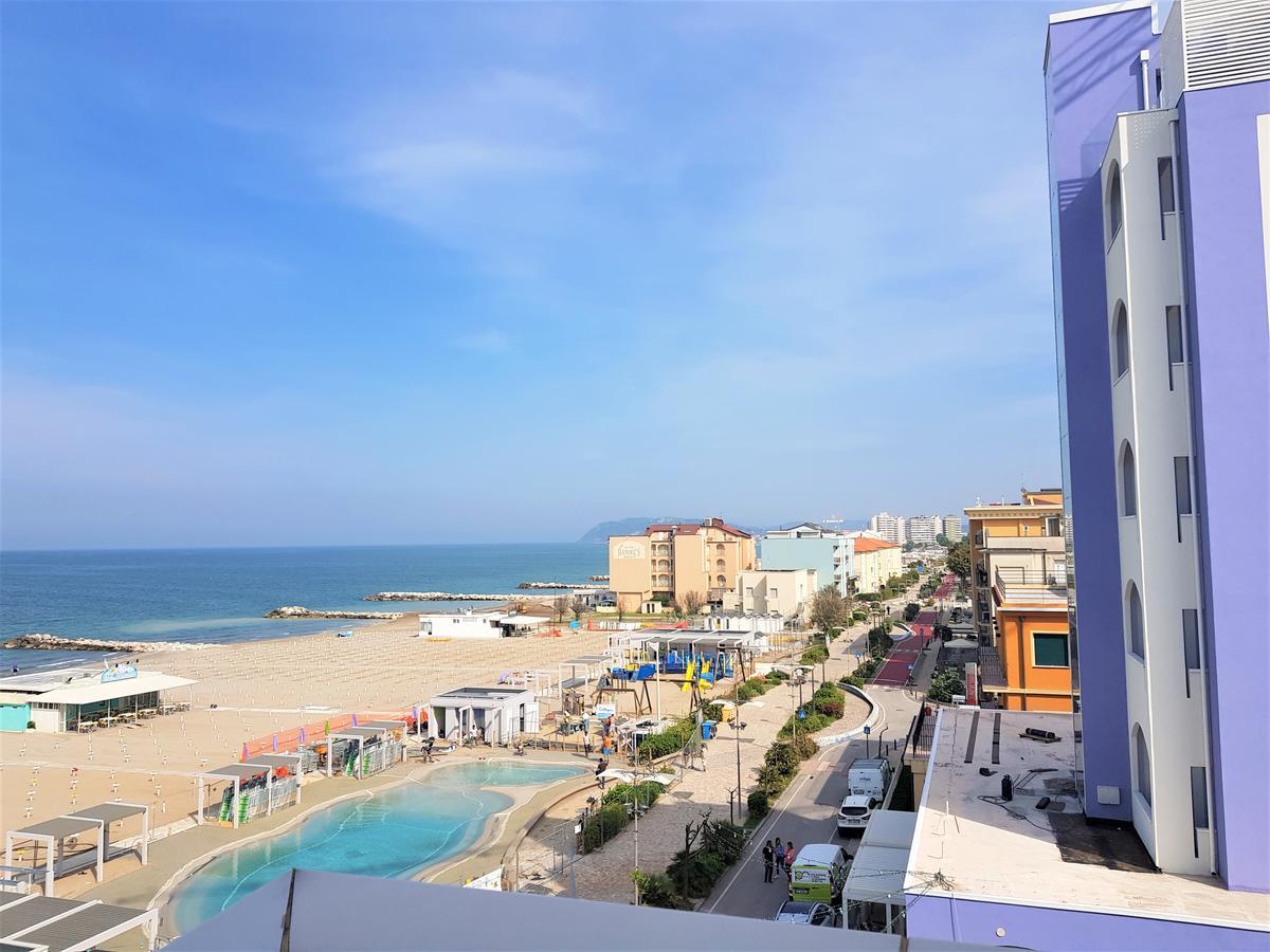 Hotel Villa Rosa Misano Adriatico Exterior foto